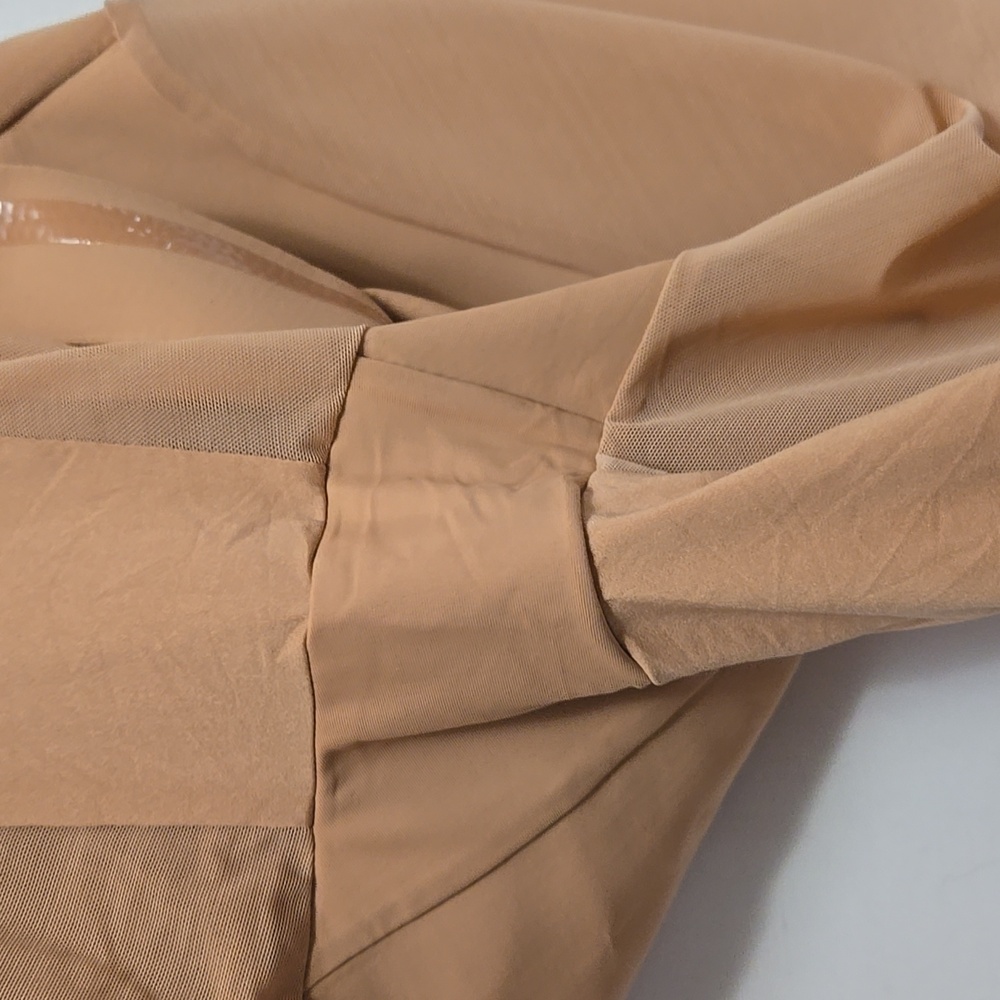 Shapermint Everyday Empower Mesh Shaper Shorts‎ Latte 2XL High Rise 52002 - Picture 9 of 11